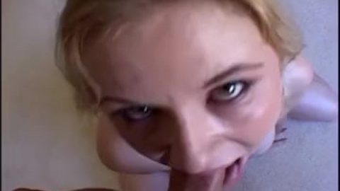 Blonde teen Diamond Jackson is a lover of cock in the mouth